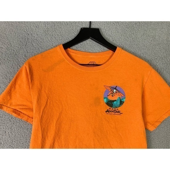 Mens S Orange Shirt Avatar The Last Airbender Tee Graphic Print Casual Fashion - Picture 7 of 11